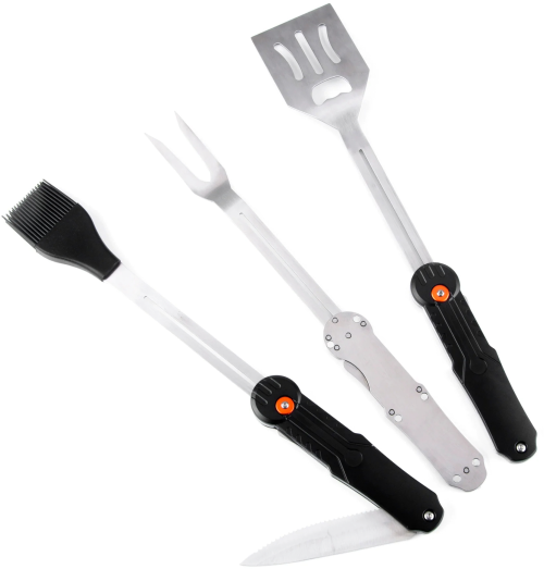 Flamefield BBQ-Multifunktionswerkzeug 5-in-1  - Grillbesteck