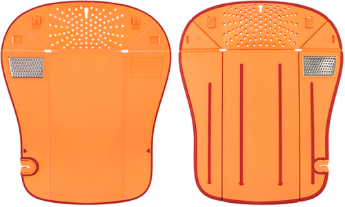 Flamefield Multifunktionsschneidebrett 6-in-1 faltbar Orange - Schneidebretter