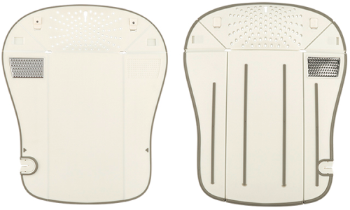 Flamefield Multifunktionsschneidebrett 6-in-1 faltbar Weiß - Schneidebretter