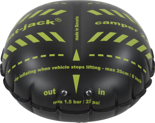 Flat-Jack Camper 2.0 Reifen-Luftkissen für Fahrzeuge bis 6 Tonnen & bis 305 mm Reifenbreite - Stufen- & Ausgleichskeile