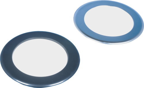 Frilight  Einbauspot Vega 75, 6SMD, schwarz, Opalglas - Einbauleuchten & Leuchtmittel