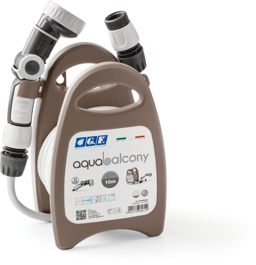 G.F. Aquabalcony Mini-Schlauchbox 10 Meter grau - Gartengeräte