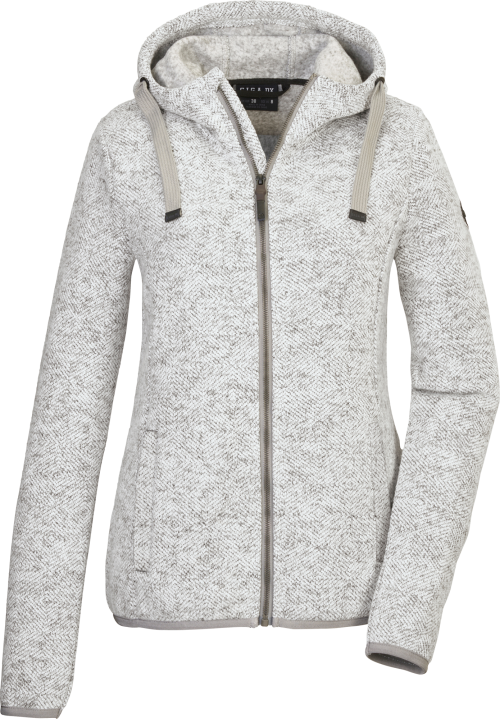 G.I.G.A. DX by killtec GW 52 Damen Strickfleecejacke hellgrau 46 - Damenjacken