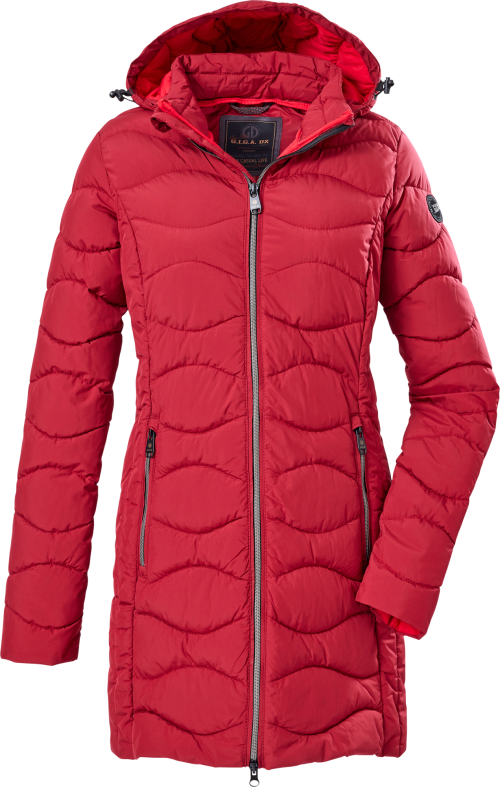 G.I.G.A. DX by killtec GW 6 Damen Funktionsparka mit abzippbarer Kapuze rot 36 - Damenjacken
