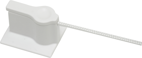 GARDINIA Klebe-Seilspannvitrage für Befestigung leichter Gegenstände 150 cm weiß - Scharniere, Beschläge & Möbelzubehör