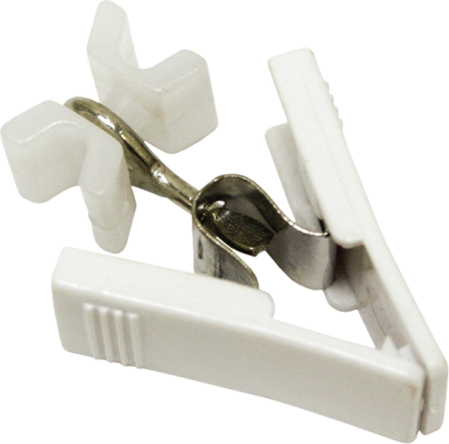 GARDINIA X-Gleiter mit Klammer Gardinengleiter weiß 20 Stück - Scharniere, Beschläge & Möbelzubehör