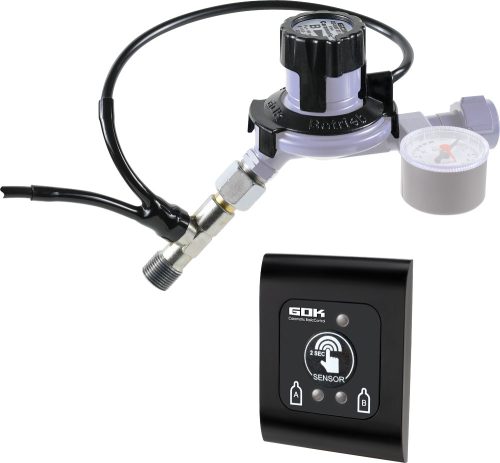 GOK Caramatic BasicControl Fernanzeige für Zweiflaschenanlage - Gasdruckregler Fahrzeug