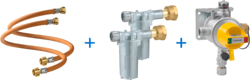 GOK Caramatic ProTwo Set 50/8 vert. 2x Con.Basic KLF 450, 2xCon. Clean SV - Gasdruckregler Fahrzeug