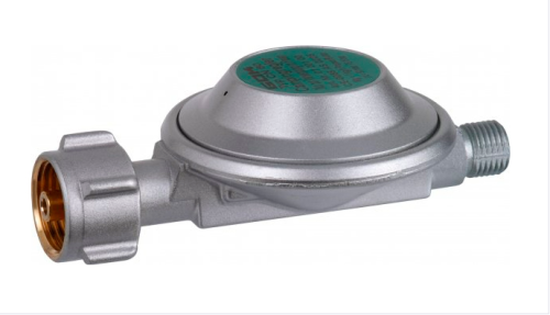 GOK EN61 Niederdruckregler KLF x G1/4LH-KN Abgang gerade 50mbar  - Camping-Gasdruckregler