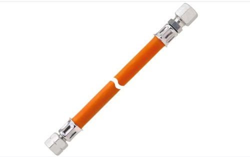 GOK Mitteldruckschlauchleitung Gas Überwurfmutter G 1/4 LH auf  5/8 UNF-ÜM 1000 mm - Gas-Verlängerungsschläuche