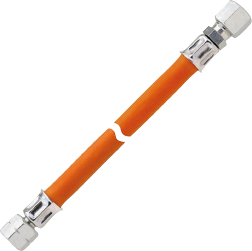 GOK Schlauchleitung Gas PS10bar KST G1/4LH UEM x RVS8 x 150 cm - Gas-Verlängerungsschläuche