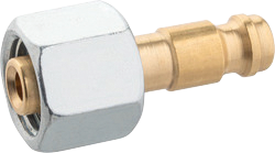 GOK Stecknippel STN RST8 ML+DL aufgez. SV - Gasadapter und -kupplung