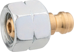 GOK Stecknippel STN x G1/4 LH-UEM SV - Gasadapter und -kupplung