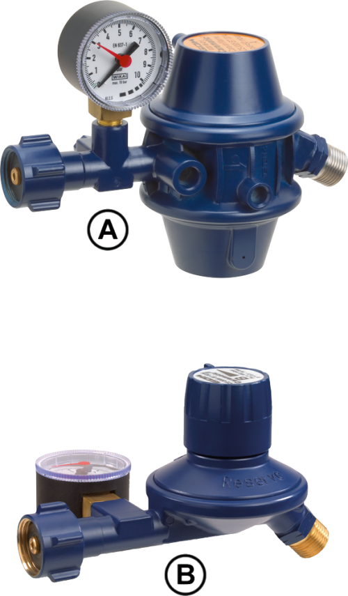 GOK Zweiflaschenanlage Caramatic 30 mbar - Gasdruckregler Fahrzeug