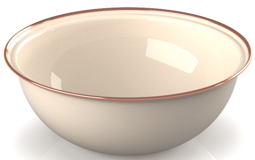 GSI MESA Emaille-Schale 14,6 cm - Cream - Schüsseln & Schalen