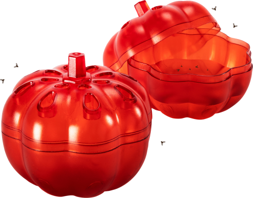 Gardigo Mini Fruchtfliegenfalle 2er Set - Insektenabwehr & Mückenschutz