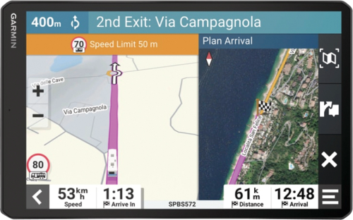 Garmin Camper 895 MT-D EU Navigationssystem 8 Zoll mit Sprachsteuerung für Wohnmobil / Wohnwagen / LKW  - Navigationsgeräte
