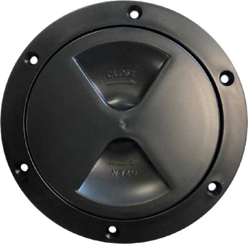 Gaslow Inspektionsluke Schraubverschluss schwarz 102 mm - Gasflaschen