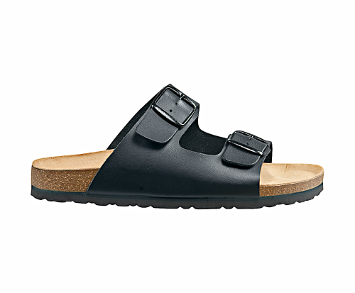 Geka Bioline Unisex Pantolette schwarz 41 - Herrenschuhe von Lico