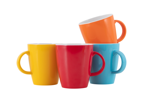 Gimex COL Tasse Rainbow 4 tlg. - Becher & Tassen
