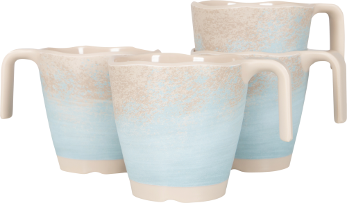 Gimex STO Becher beige 4 teilig - Becher & Tassen