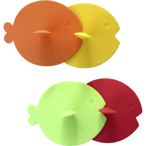 Gimex Silikondeckel Set Fisch Rainbow - Sonstiges Küchenzubehör