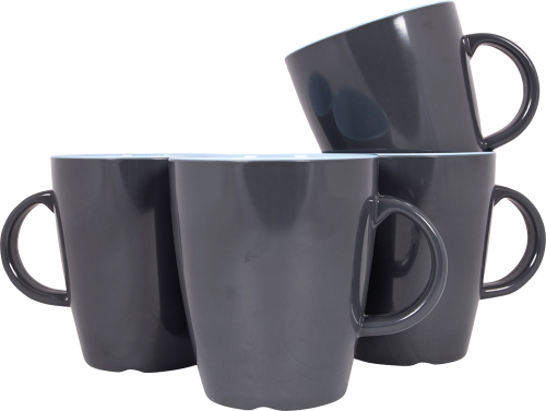 Gimex Vivid Line Becher 4 teilig blau - Becher & Tassen