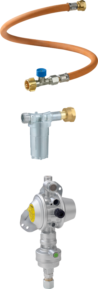 Gok Caramatic DriveOne Set vertikal - Gasdruckregler Fahrzeug