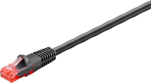 Goobay CAT 6 Outdoor-Patchkabel U / UTP schwarz  15 m - Sat-Zubehör