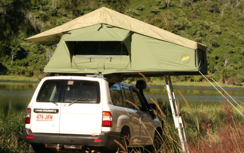 Gordigear Dachzelt Tanami Plus grün 140 cm Breite - Klappdachzelte