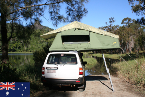 Gordigear Dachzelt Tanami Plus grün 165 cm Breite - Klappdachzelte