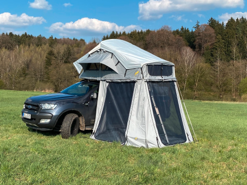 Gordigear Daintree Dachzelt 220 cm inkl. Vorzelt  - Klappdachzelte