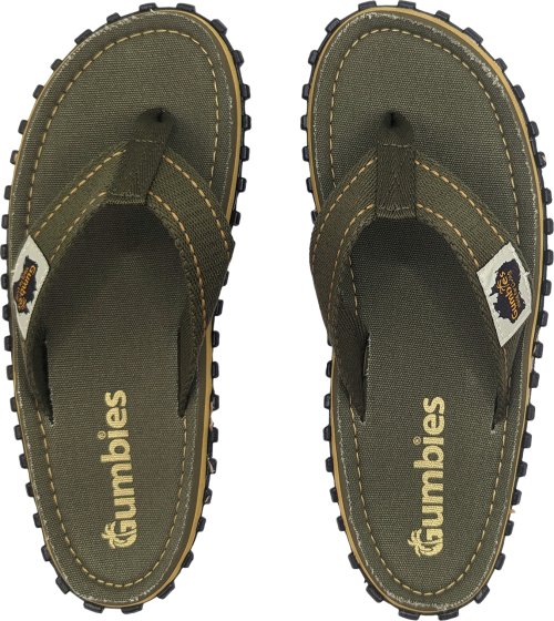 Gumbies Original Classic Herren Zehenstegsandale olive 44 - Herrenschuhe