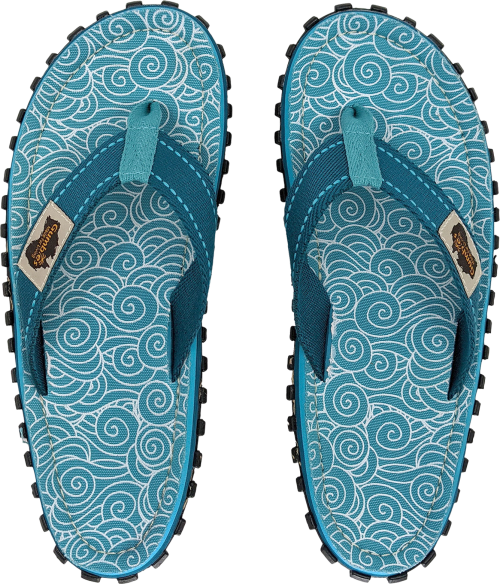 Gumbies Turquoise Swirls Damen Sandale türkis 36 - Damenschuhe