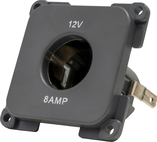 HABA Steckdose für Wohnwagen C-Line 12 V anthrazit - 12 / 24 V Einbausteckdosen