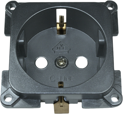 HABA Steckdose für Wohnwagen C-Line 230 V anthrazit - 230 V Steckdosen