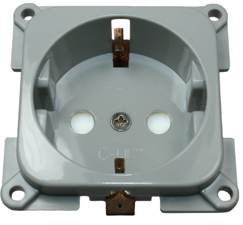 HABA Steckdose für Wohnwagen C-Line 230 V grau - 230 V Steckdosen