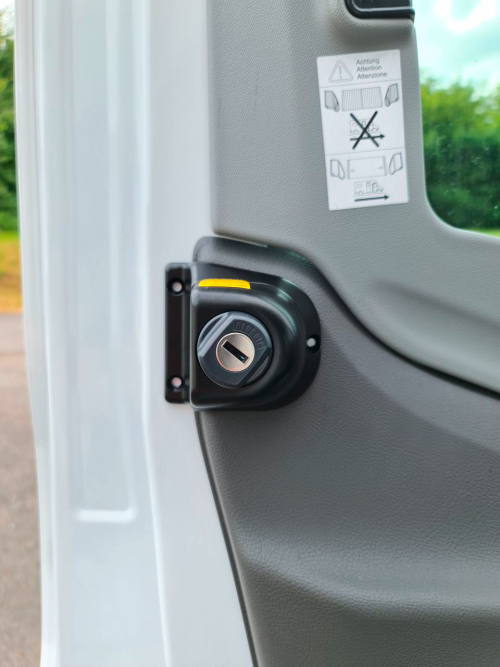 HEOSafe Riegelschloss für Fahrerhaustüren: Ford Transit. Baujahr  ab 2014 - Türschlösser von HEOSolution