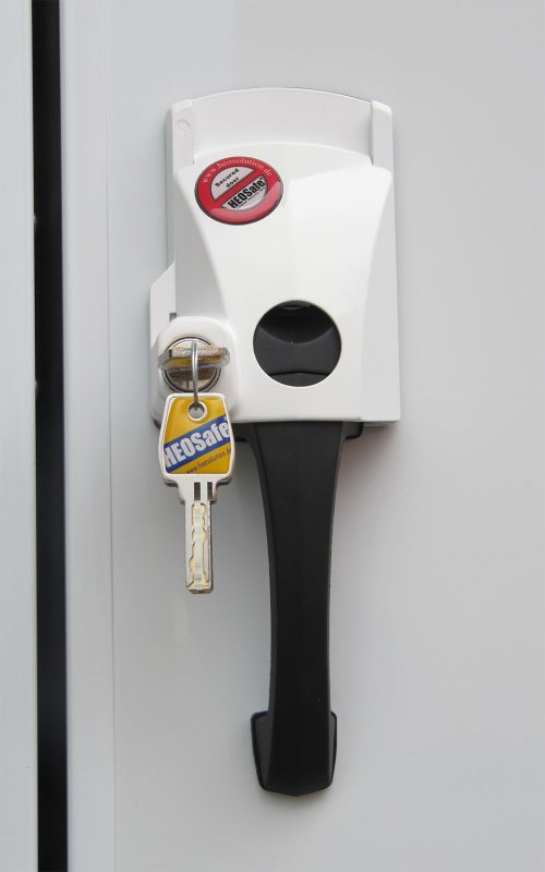 HEOSolution HEOSafe Zusatzschloss für Außenschloss Handgrifftyp Hartal-Arch - Türschlösser