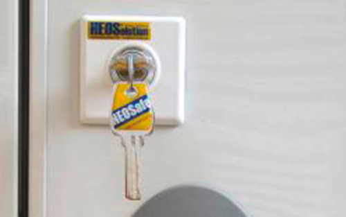 HEOSystem Paket 1 Paar Diebstahlschutzschloss und 1 Zusatzschloss  - Türschlösser von HEOSolution