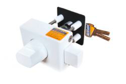 HEOSystem Paket gleichschließend, bestehend aus 1 Paar Diebstahlschutzschlösser und drei Zusatzschlössern - Türschlösser von HEOSolution