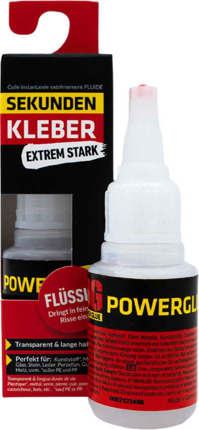HG Power Glue Sekundenkleber flüssig 20 g - Klebstoffe & Dichtmittel