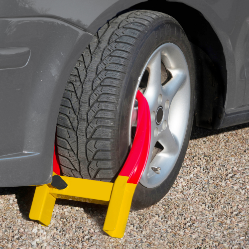 HP Autozubehör Diebstahlsicherung für Autos Parkkralle 325 mm Reifenbreite - Wegfahrsperren