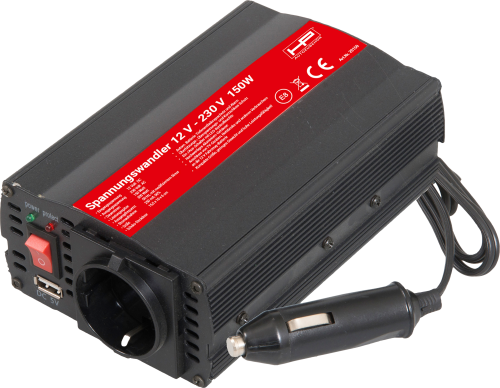 HP Spannungswandler 12-230V 300W - Wechselrichter & Spannungswandler von HP Autozubehör