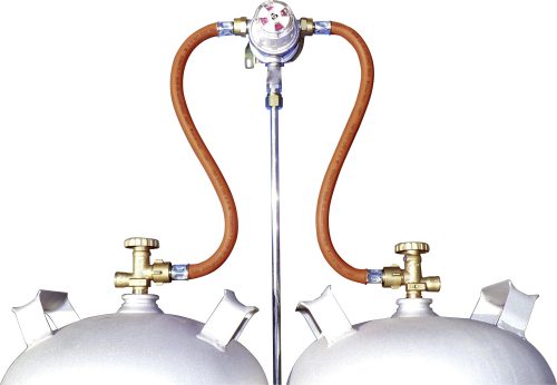 HPV Zweiflaschenanlage Multimatic 50 mbar - Gasdruckregler Fahrzeug