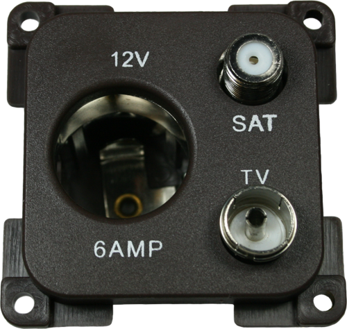 Haba 12V Steckdose / TV / SAT - 12 / 24 V Einbausteckdosen