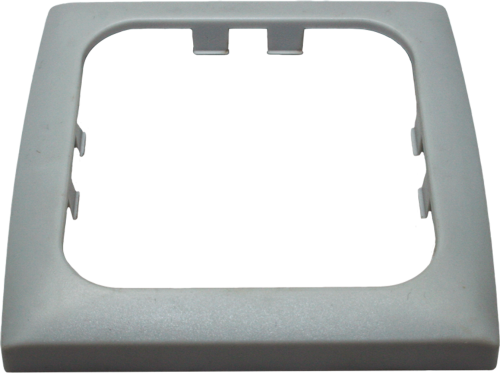 Haba Abdeckrahmen 1-fach Opal C-line grau - Schalter, Taster & Rahmen