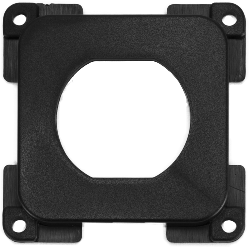 Haba Abdeckung mit Loch für Steckdose C-Line Blindplatte schwarz - Sonstiges Zubehör