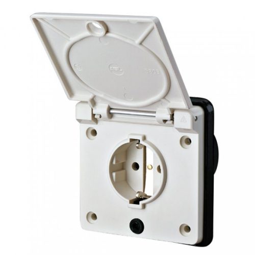 Haba Außensteckdose 230 V weiß - 230 V Steckdosen