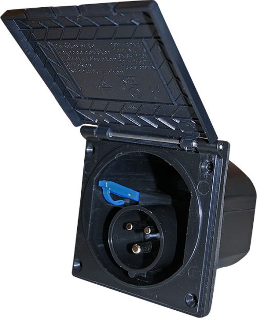 Haba CEE Einspeisungsstecker schwarz - Außensteckdosen